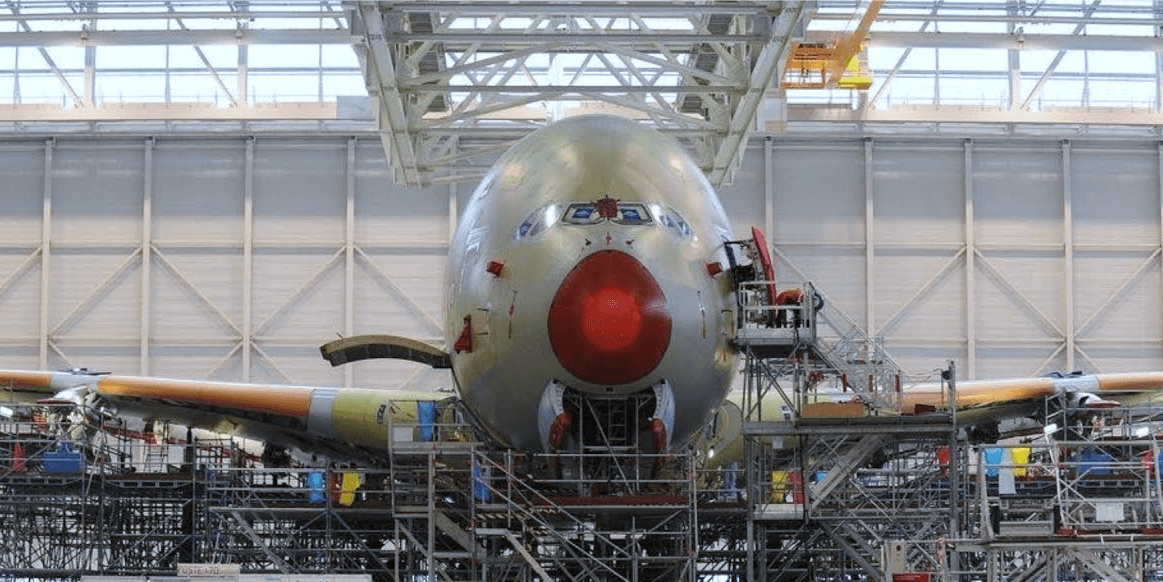 Airbus A380 factory data blog IOblend