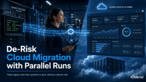 Cloud migration de-risked with parallel runs IOblend